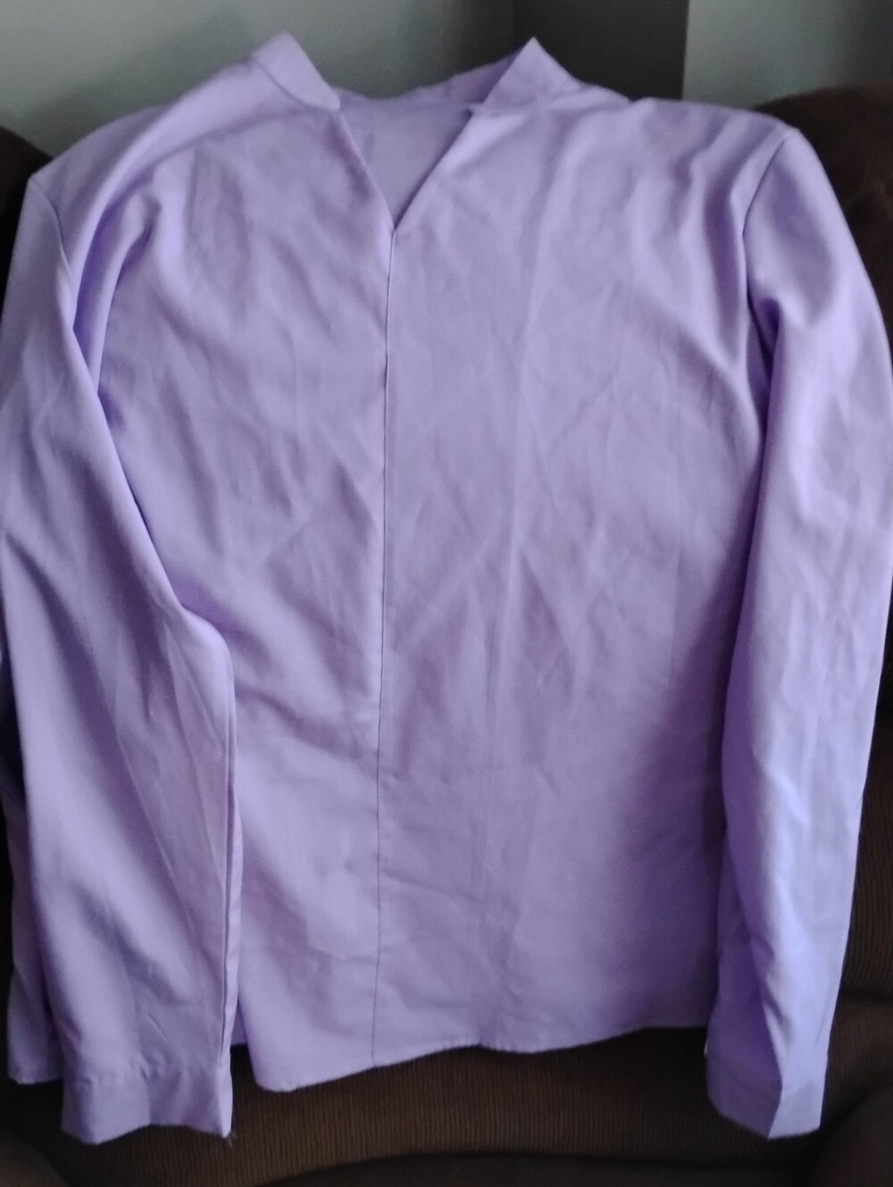 Women's Lavender Long-Sleeve Blouse